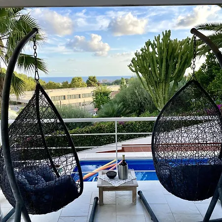 Entire With Pool Sea And Mountain Views Villa Sitges